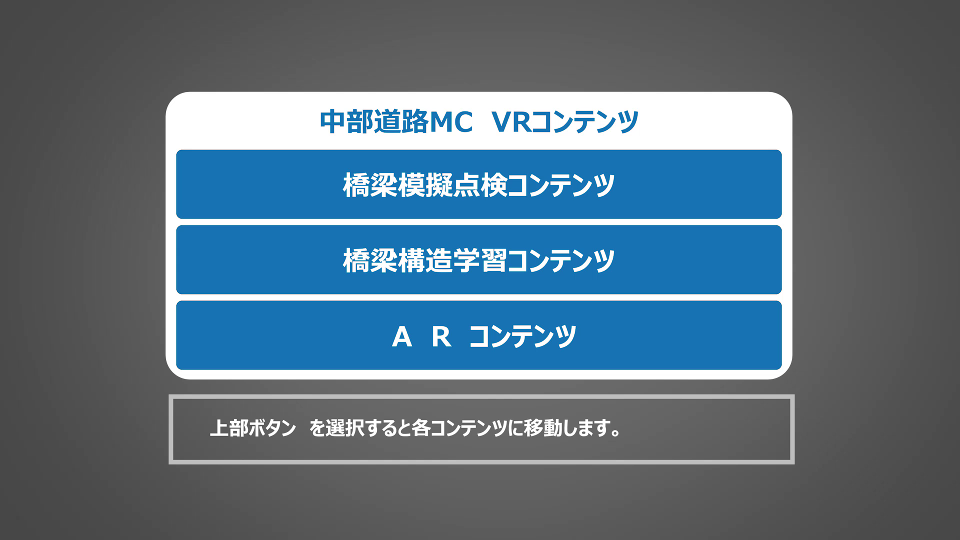 3種類のVRコンテンツを簡単にご紹介