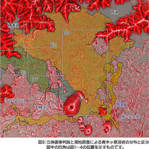 図-9　立体画像の判読