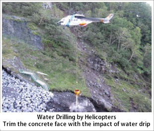 Water Drilling by Helicopters