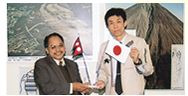 ネパールの河川砂防技術者バハドゥール氏来所