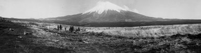 昭和44年頃の大沢扇状地の状況の写真