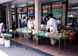 道の駅「朝霧高原」野菜直売所