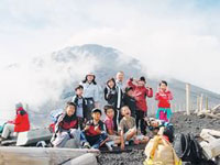 富士山で集合