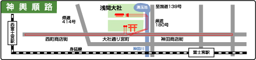 神輿順路図