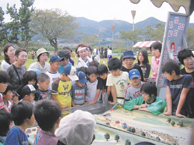 かりがね祭りでの出展風景写真