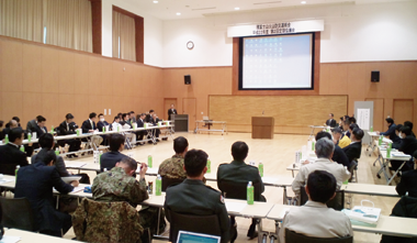 環富士山火山防災連絡会の様子