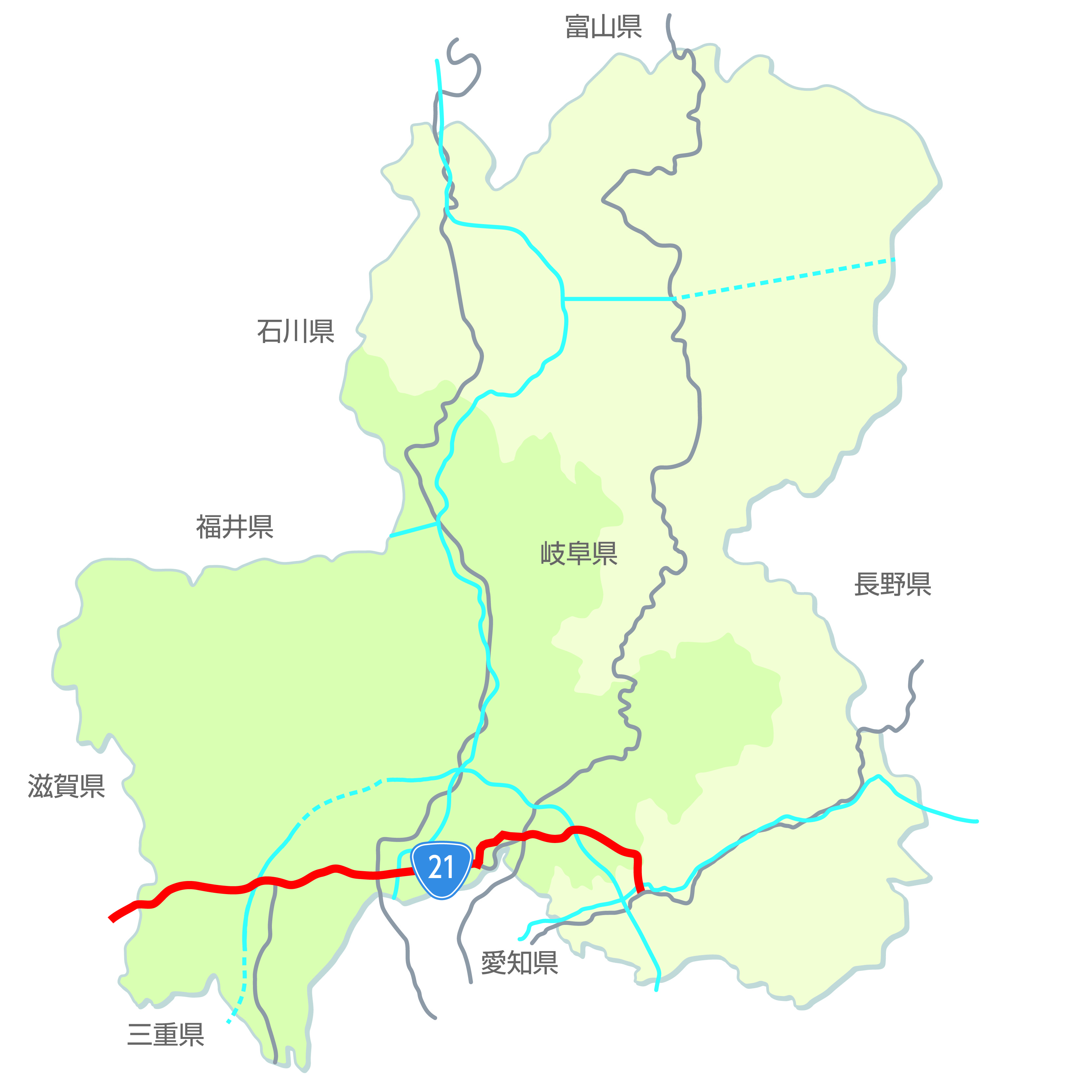 管内図 岐阜国道事務所 国土交通省 中部地方整備局