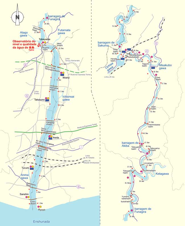 Tenryugawa esbocam mapa