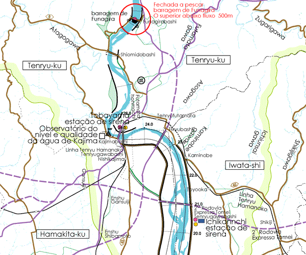 barragem de Funagira-Daini Tomei Tenryugawabashi