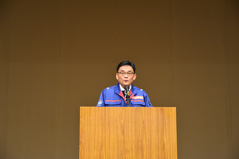 北勢国道事務所　長谷川所長より開会の挨拶