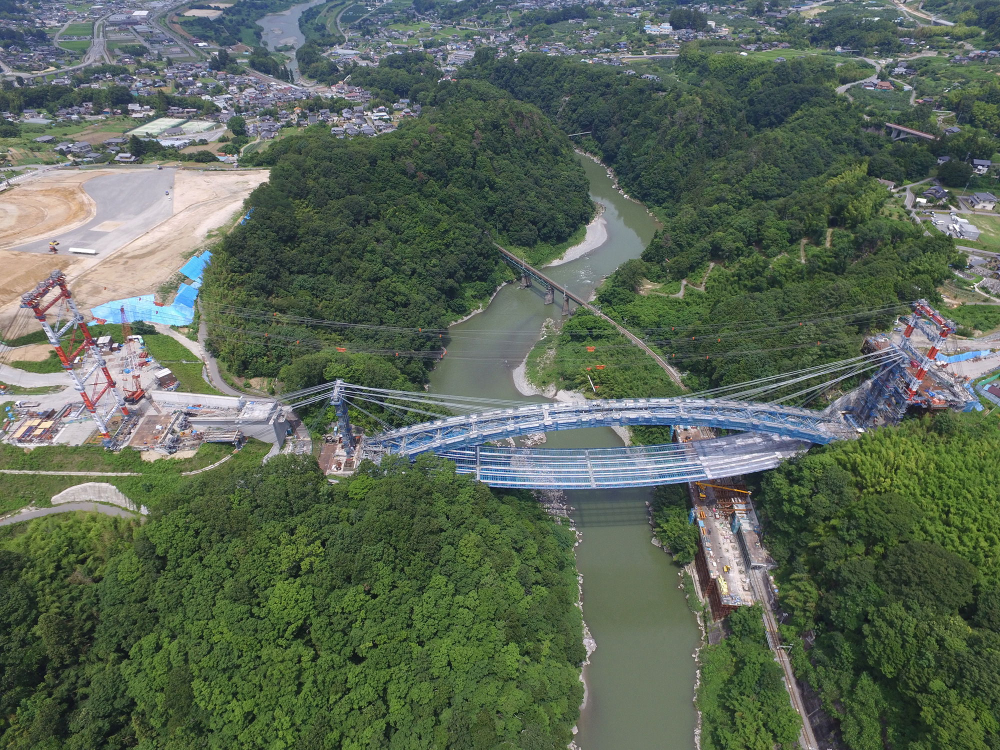 天龍峡大橋 三遠南信自動車道 飯喬道路 長野県飯田市