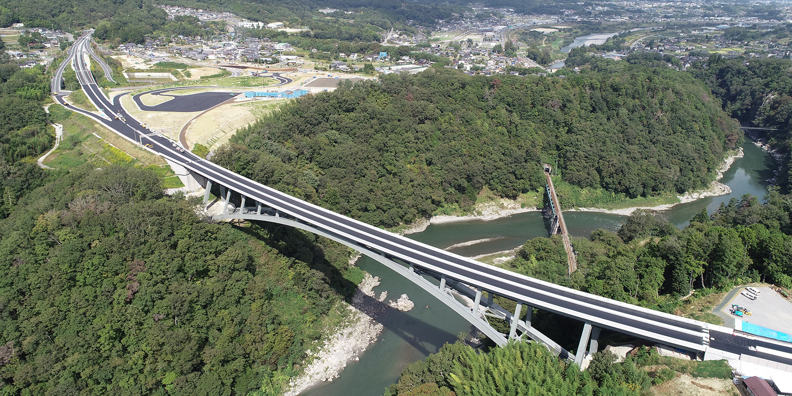 天龍峡大橋 三遠南信自動車道 飯喬道路 長野県飯田市