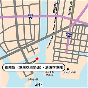 築地庁舎・アクセスマップ