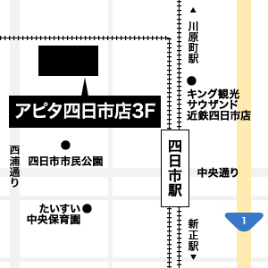 アピタ四日市店地図／三重県