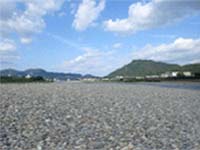 扇状地（砂礫の河原）