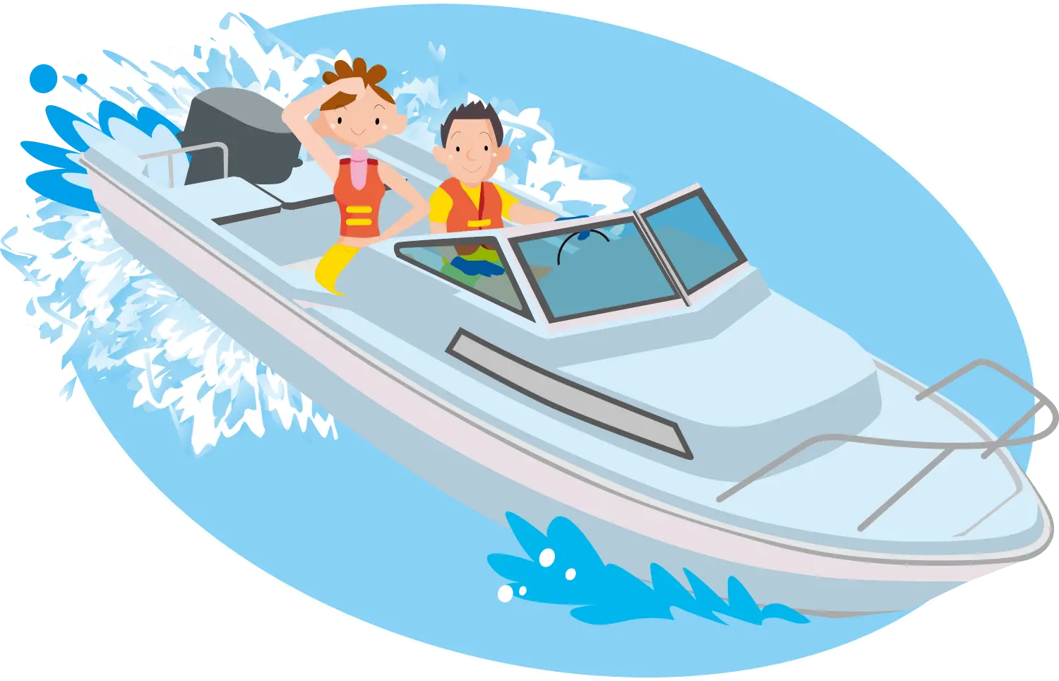 見張りの実施イメージイラスト