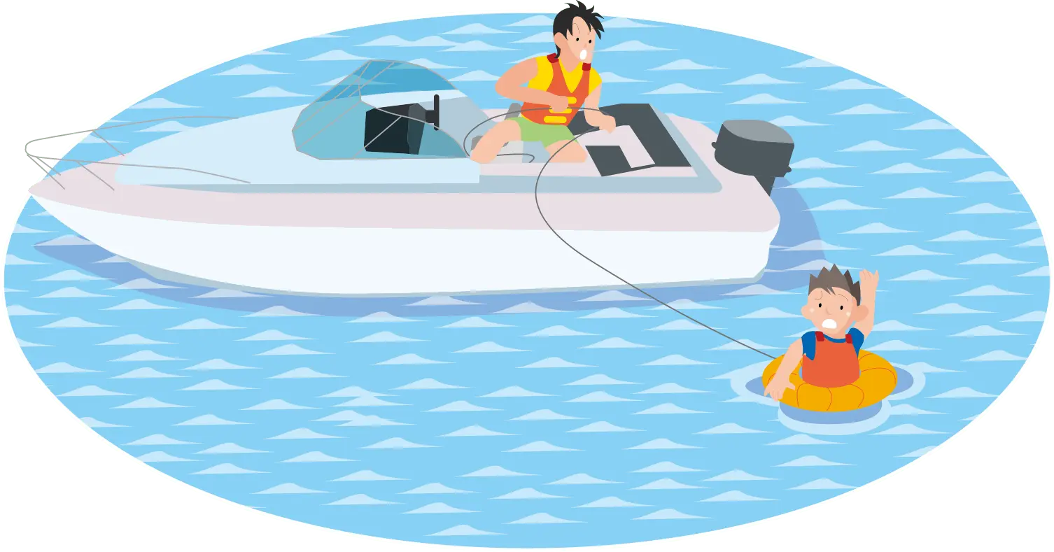 事故時の人命救助イメージイラスト