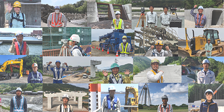 現場で働く若手技術者の紹介
