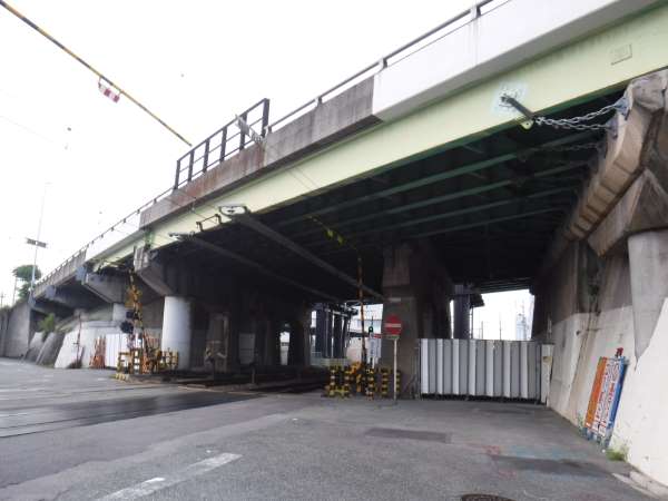 国道1号熱田伝馬橋(状況)