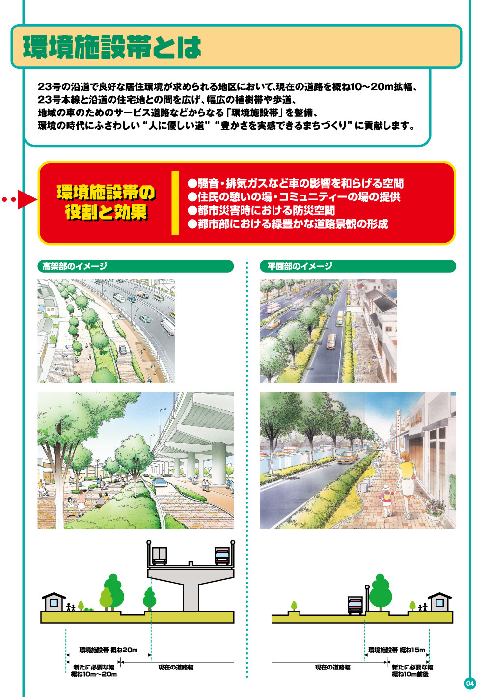 環境施設帯パンフレット「環境施設帯とは1/2」
