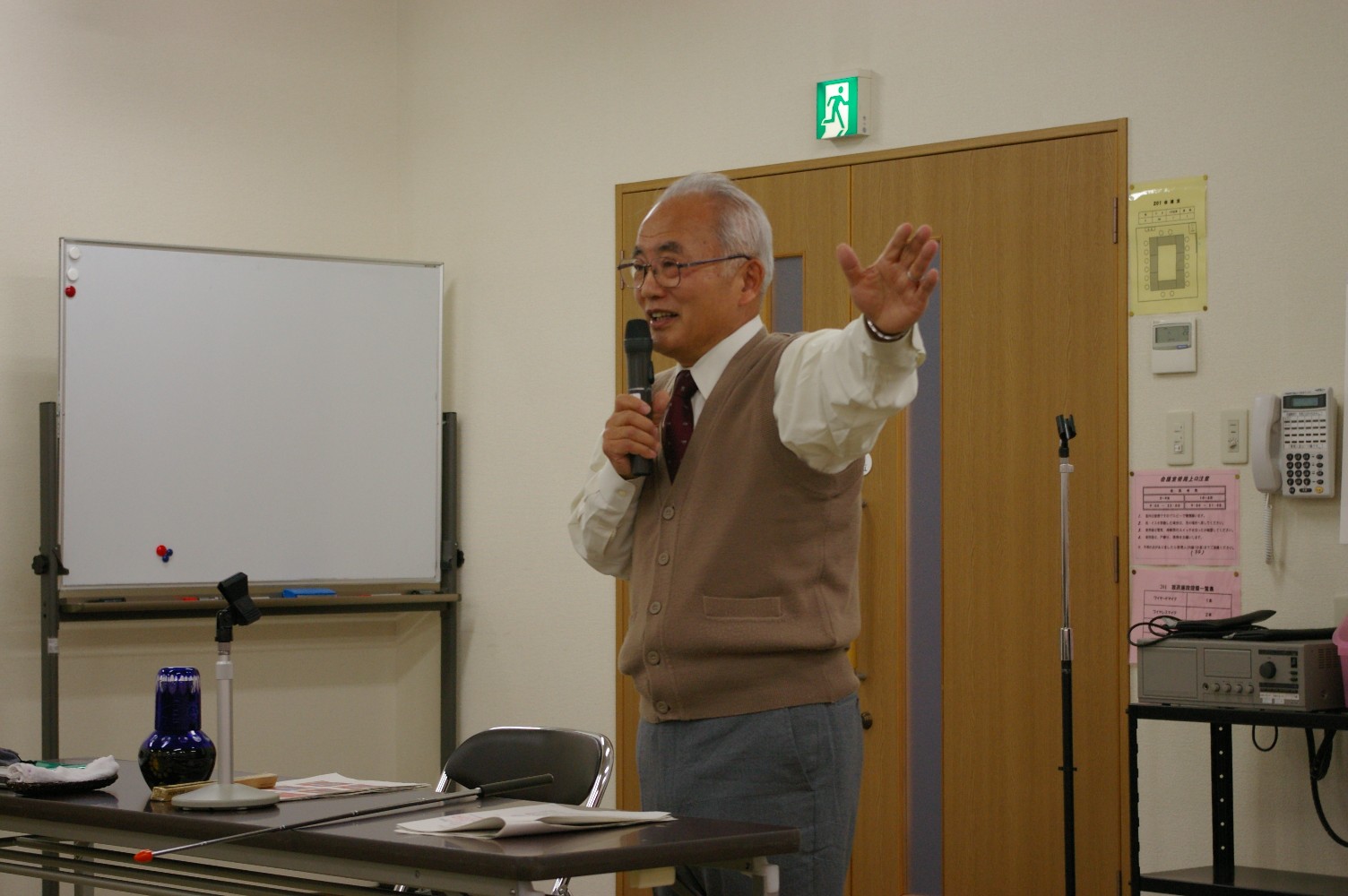 「講師を務められた北原紀孝さん」