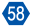 県道58号線