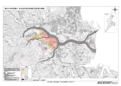洪水浸水想定区域図（想定最大規模）