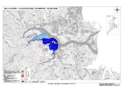 洪水浸水想定区域図（浸水継続時間）