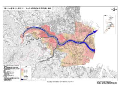 洪水浸水想定区域図（想定最大規模）