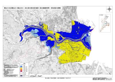 洪水浸水想定区域図（浸水継続時間）