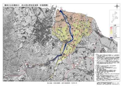 洪水浸水想定区域図（計画規模）