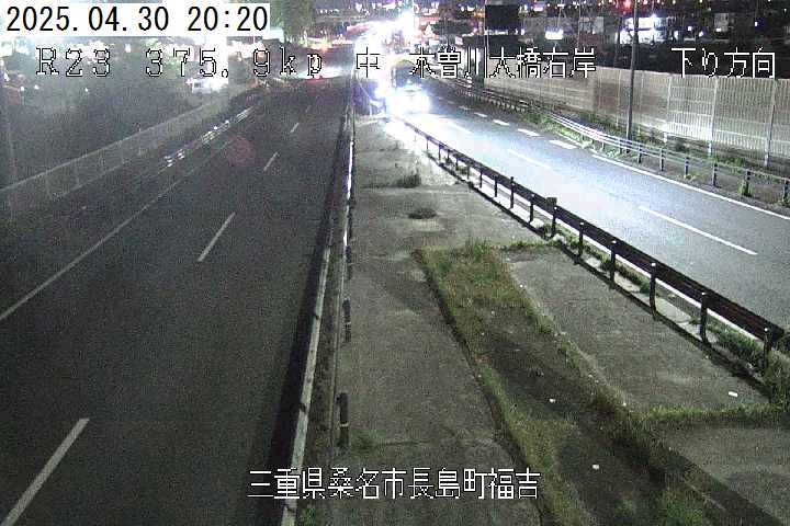 国道２３号ライブカメラ 375 9kp 木曽川大橋