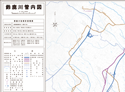 鈴鹿川流域図