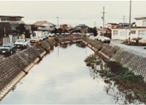 改修前（勢田川5.8km付近）