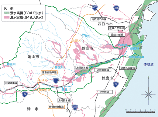 主な洪水・高潮の被害状況