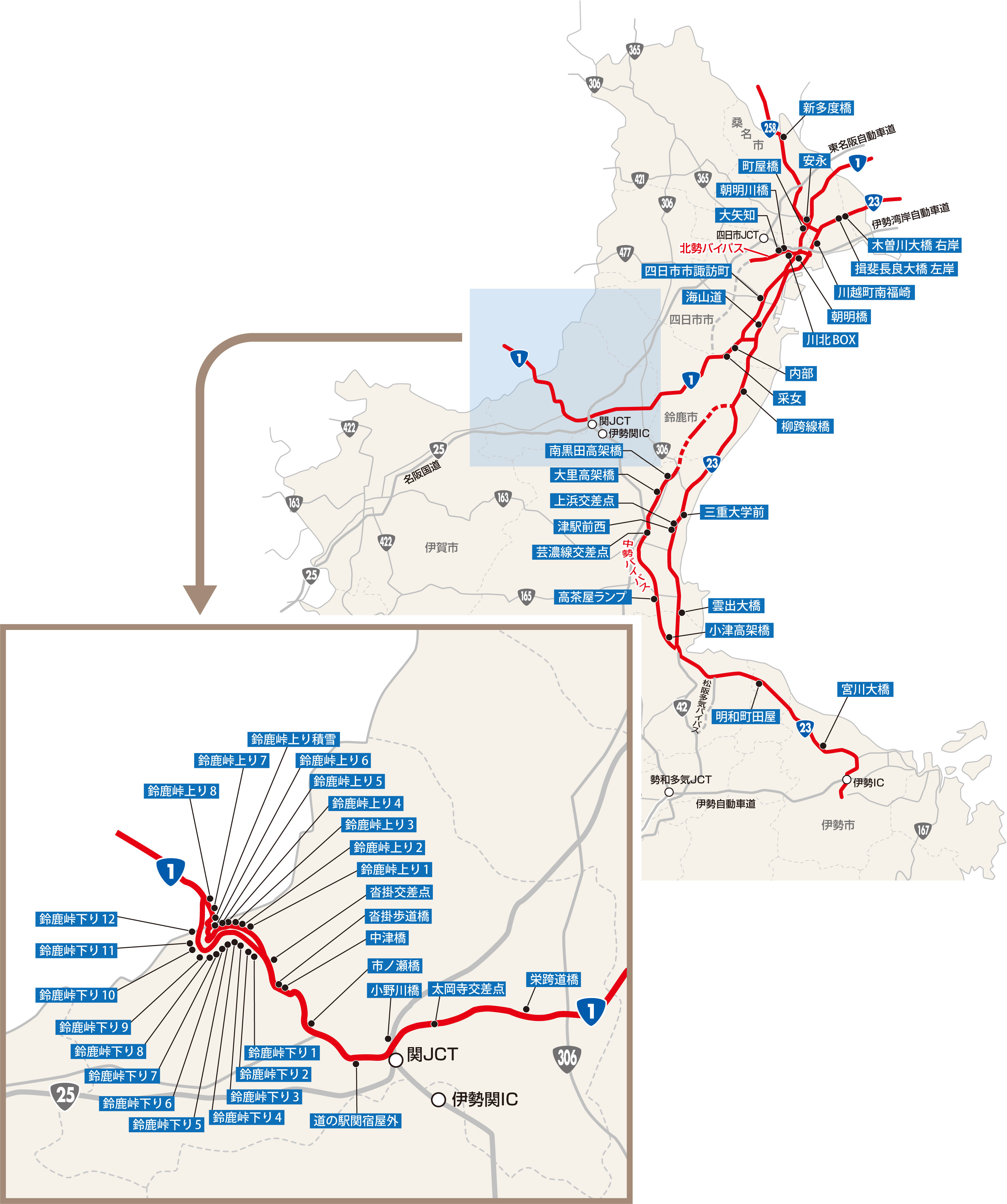 ライブカメラ 路面状況 国土交通省中部地方整備局 三重河川国道事務所