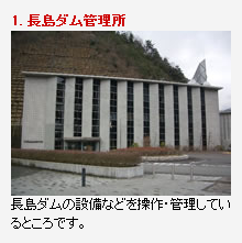 1.長島ダム管理所