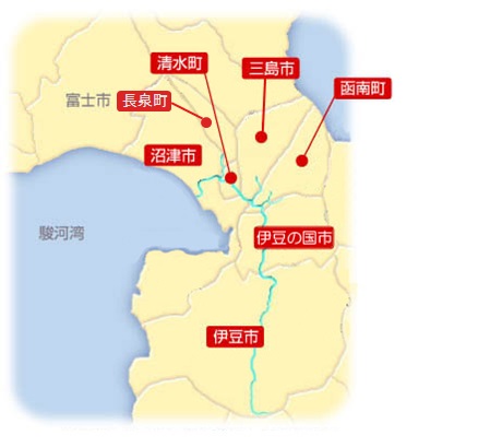 狩野川洪水避難地図