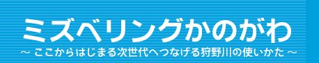 ミズベリングかのがわ　ここからはじまる次世代へつなげる狩野川の使いかた