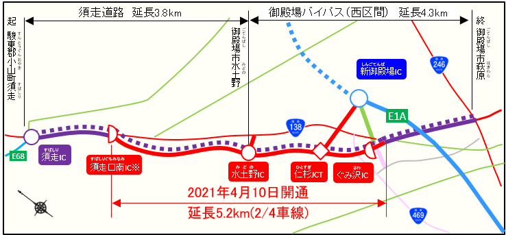 国道138号 位置図