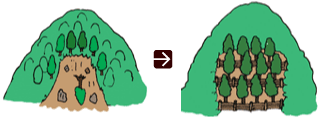 山腹工