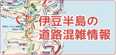 伊豆半島の道路混雑情報