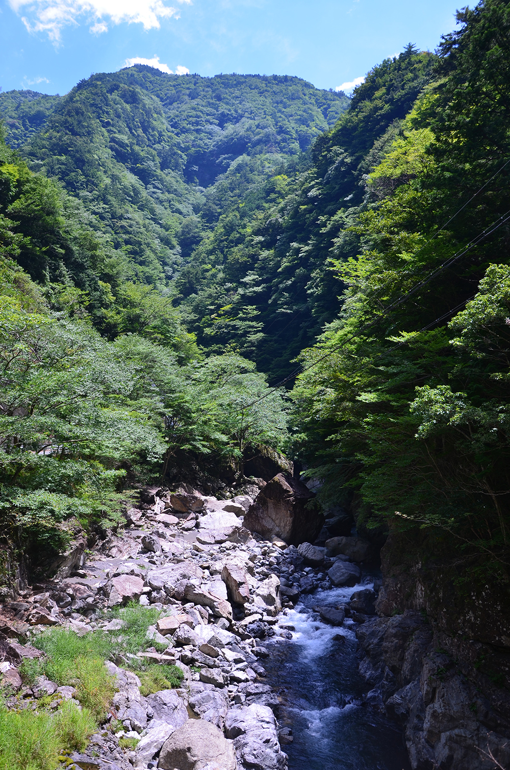 明神峡周辺風景