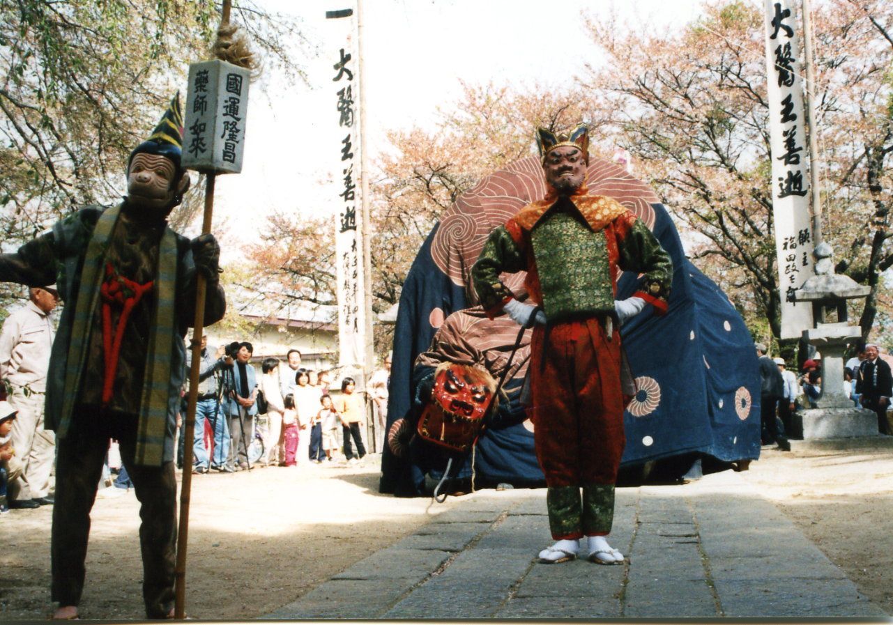 瑠璃寺の獅子舞