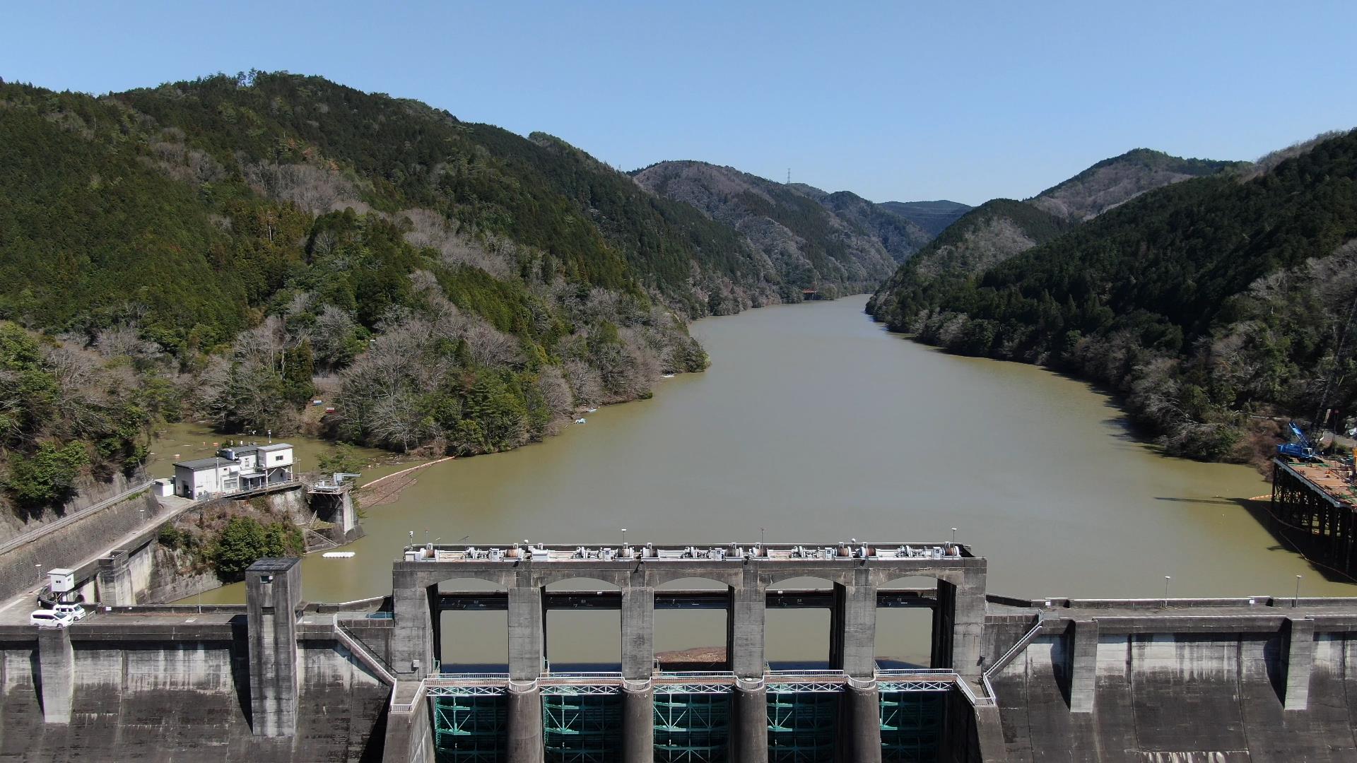 空から丸山ダムを見てみよう 新丸山ダム工事事務所