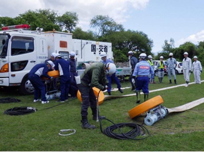３．適切に撤収できるように作業を行います。