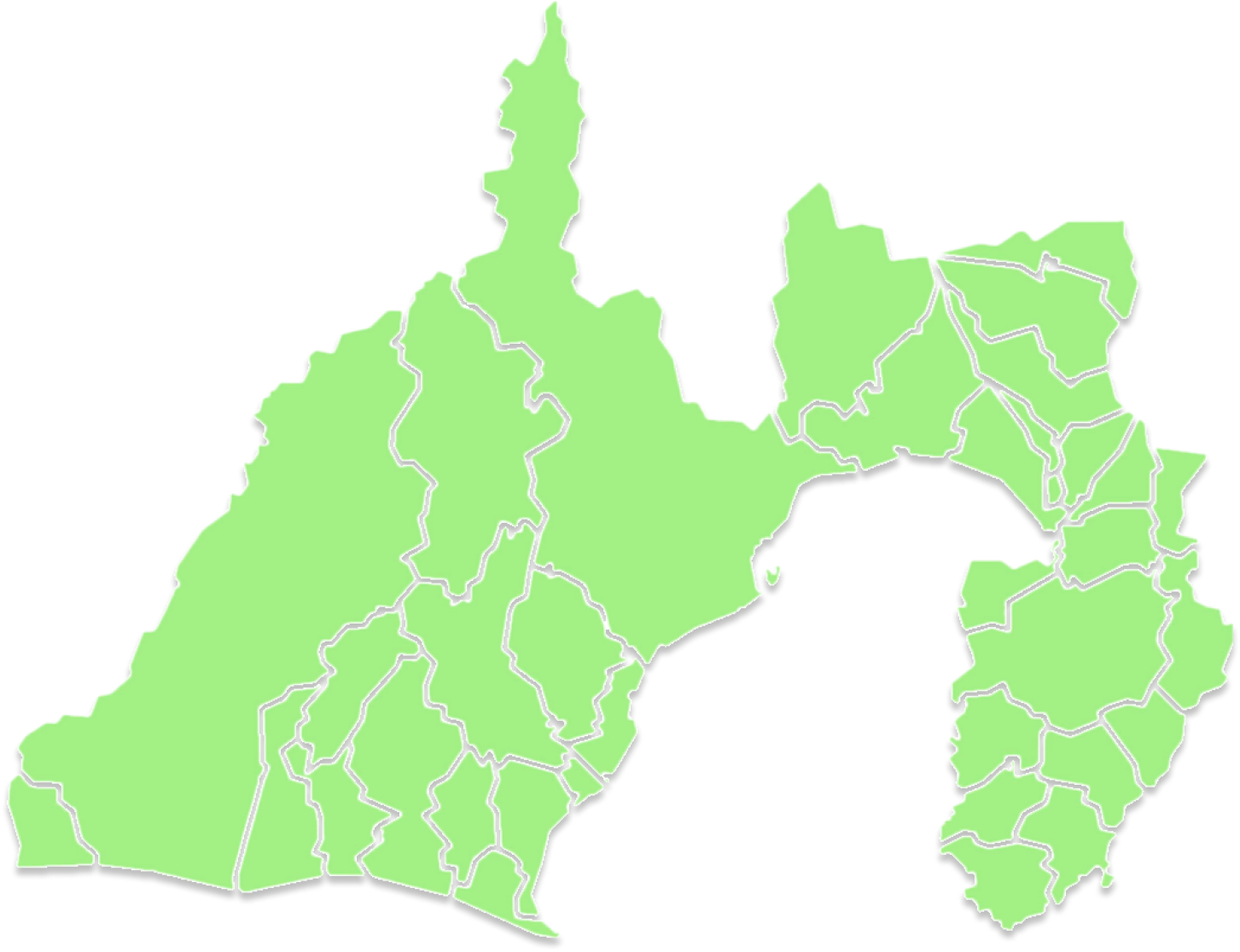 静岡市町村地図