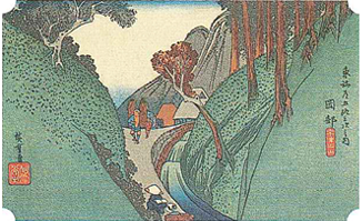 〈江戸期の東海道〉
