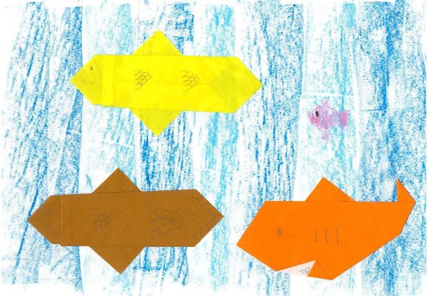 いのちかがやく 夏休みの川で