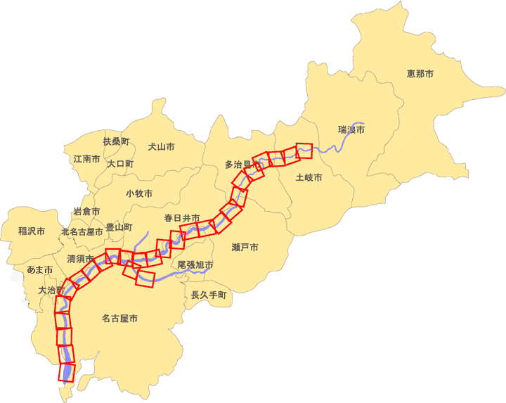 重要水防箇所平面図